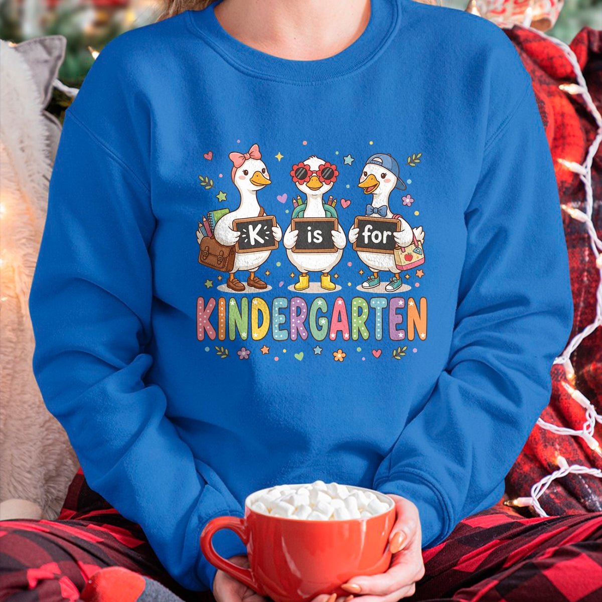 Best Student Shirt, Funny Back To School UnisexT-Shirt/Hoodie/Sweatshirt HLT00 - K is for Kindergarten Teacher Silly Goose Back to School T-Shirt