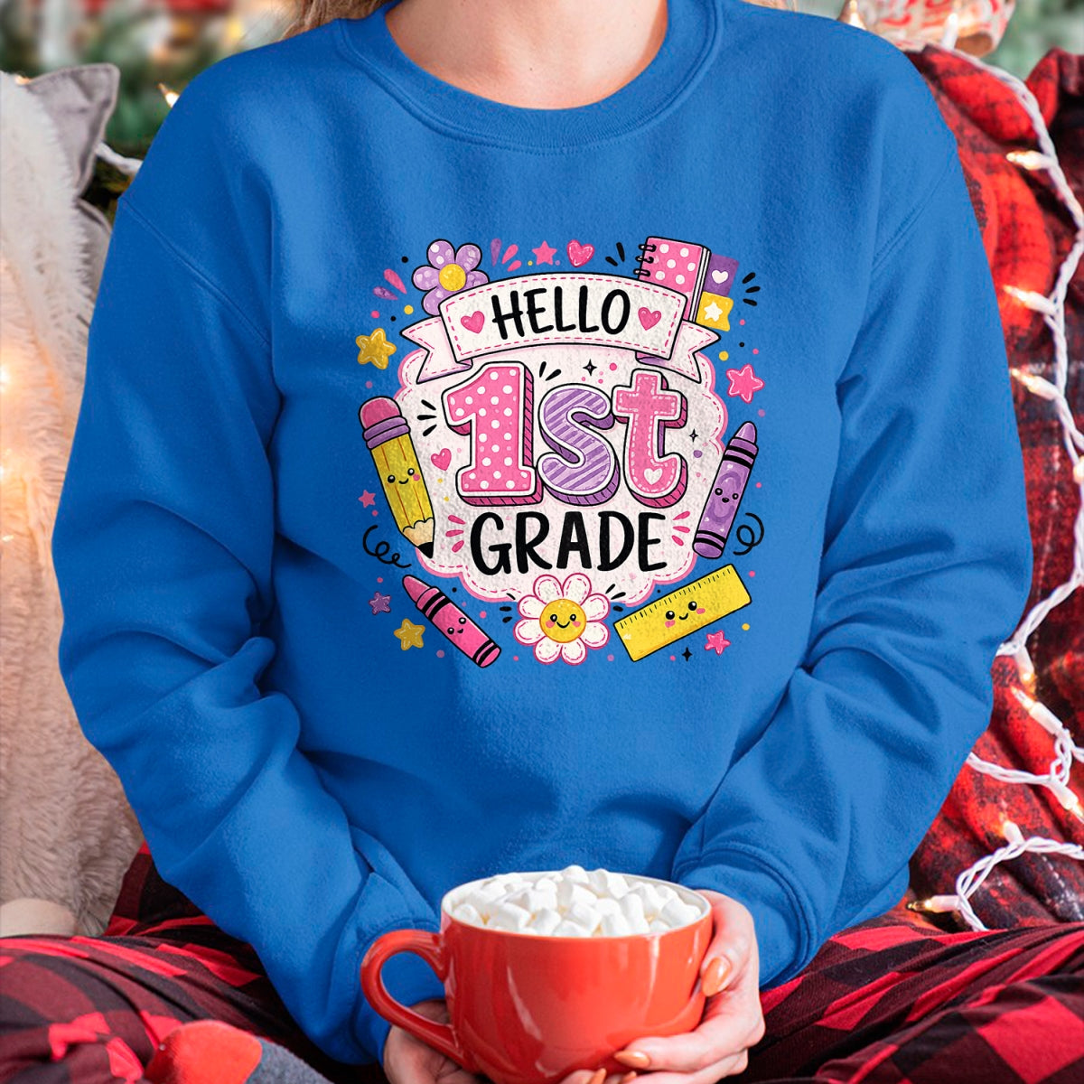 Best Student Shirt, Funny Back To School UnisexT-Shirt/Hoodie/Sweatshirt HLT00 - First Grade Girls Back to School Cute First Day Student T-Shirt