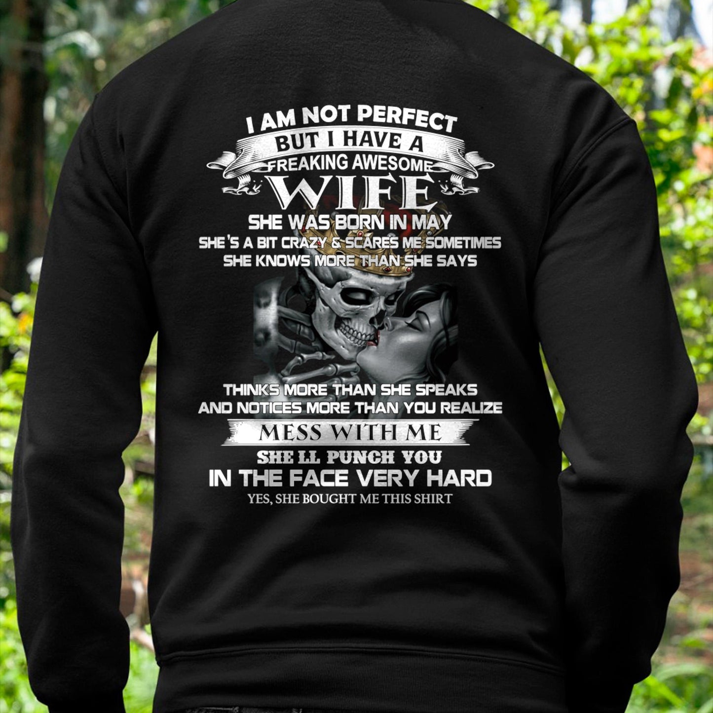 May - I Am Not Perfect But I Have A Freaking Awesome Wife - Gift For Husband From Wife - Virgo05 (SKU06-34-05)