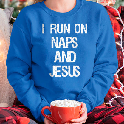Christian Tee, Christian Faith Unisex T-Shirt/Hoodie/Sweatshirt HLT00 - Funny Run On Nap & Jesus Christ Sayings Christian T-Shirt (1)