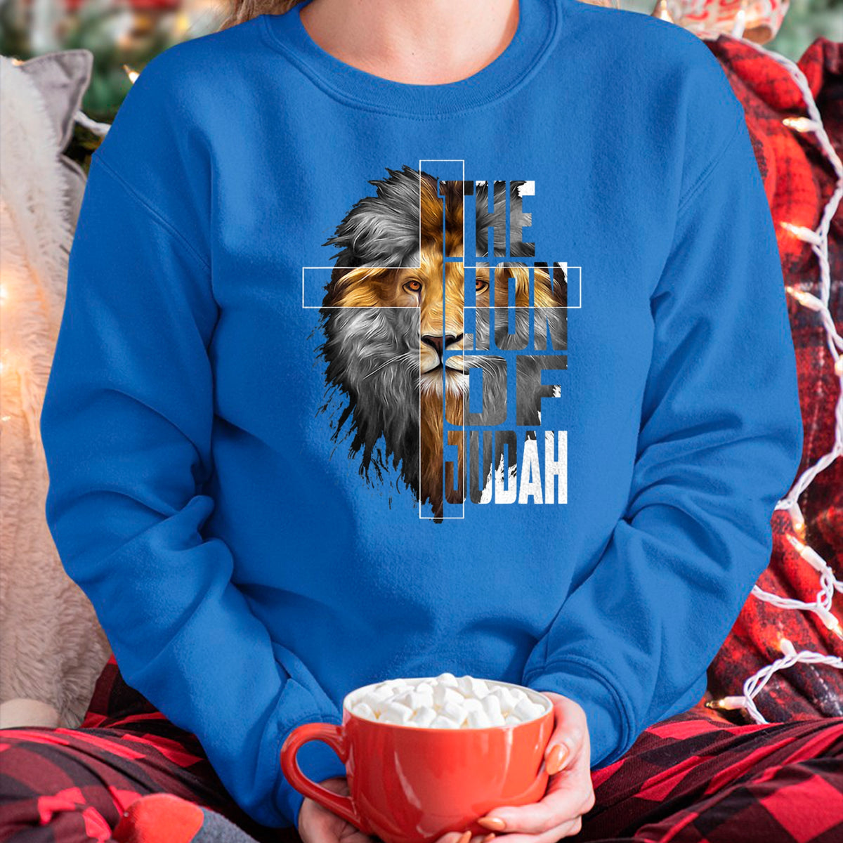 Christian Tee, Christian Faith Unisex T-Shirt/Hoodie/Sweatshirt HLT00 - Christian Religious Jesus The Lion Of Judah Easter Yeshua T-Shirt