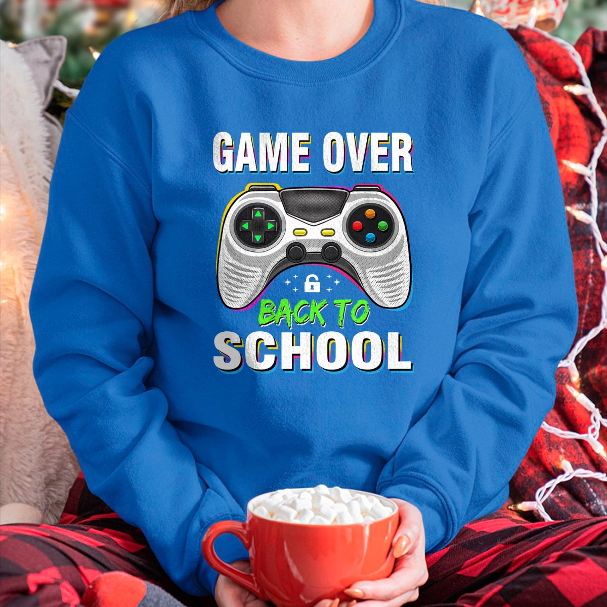 Best Student Shirt, Funny Back To School UnisexT-Shirt/Hoodie/Sweatshirt HLT00 - Game Over Back to School Shirt Funny Kids First Day School T-Shirt