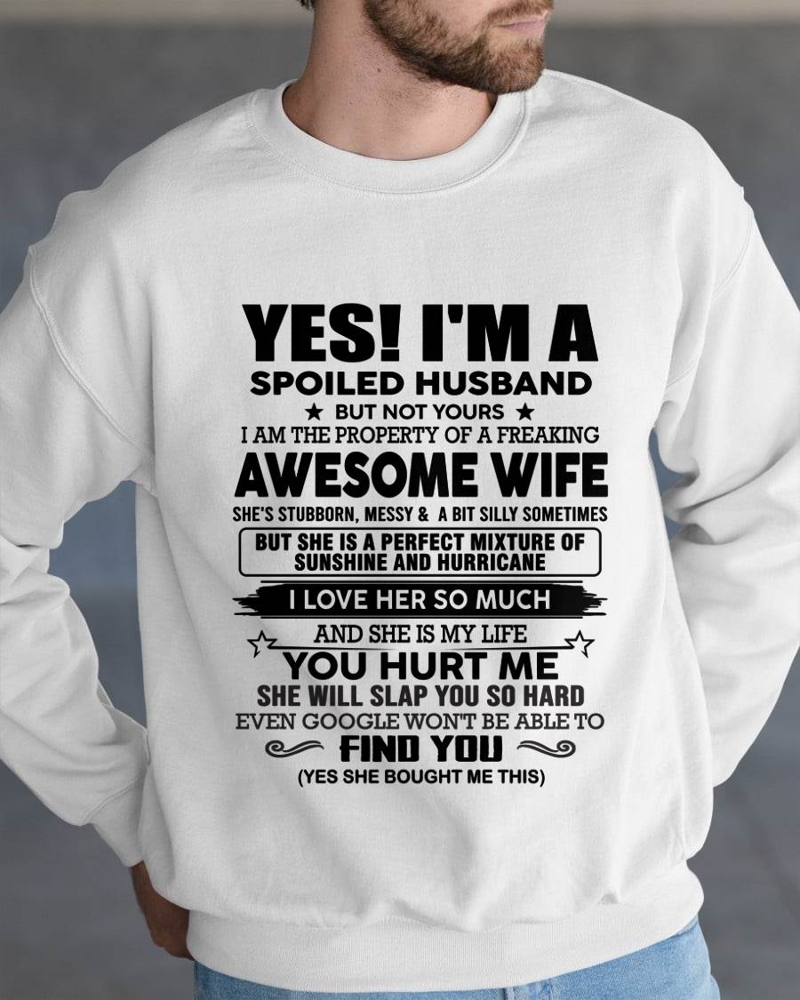 I'M A SPOILED HUSBAND BUT NOT YOURS - FROM WIFE - virgo00 (SKU12-283-00)