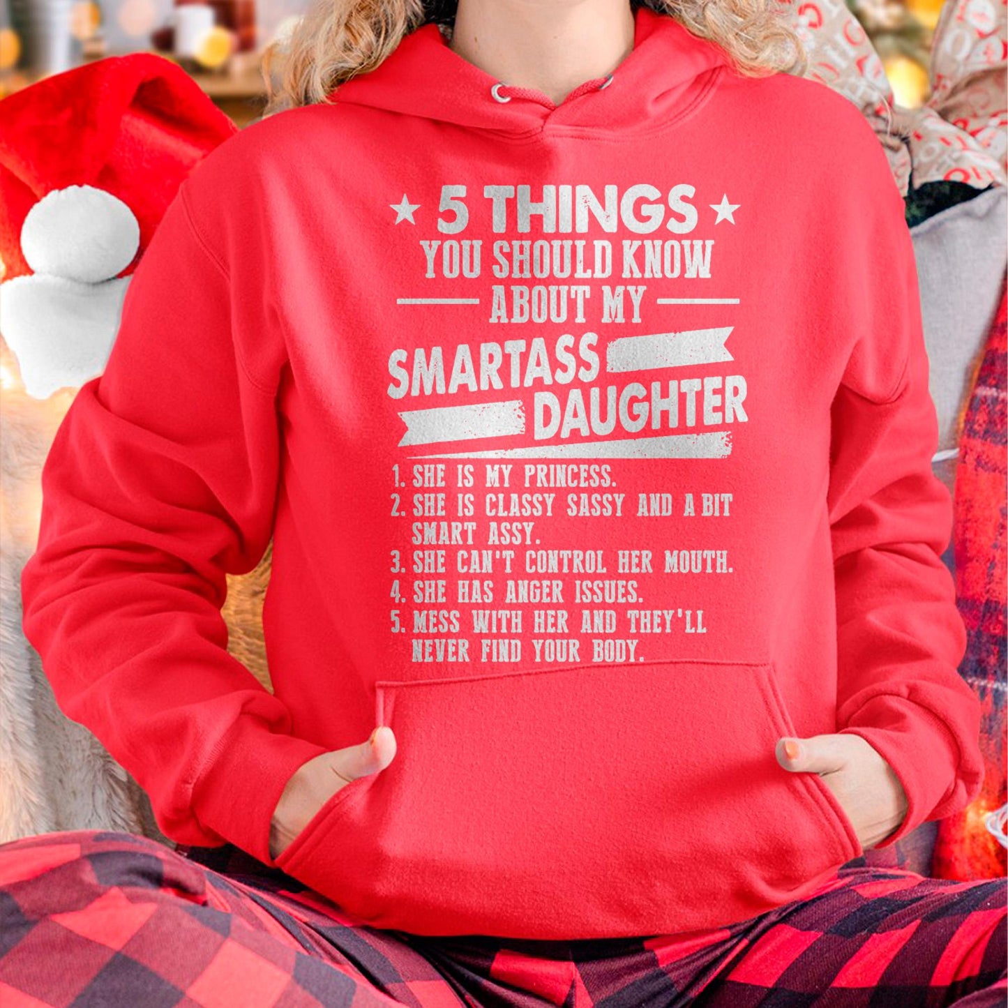 5 Things You Should Know About My Smartass Daughter - Gift for Daughter from Mom - virgo00