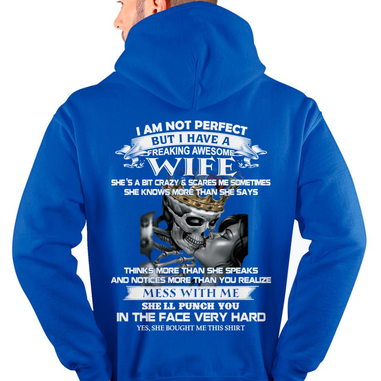 I Am Not Perfect But I Have A Freaking Awesome Wife - Gift For Husband From Wife - Virgo00 (SKU06-34-00)