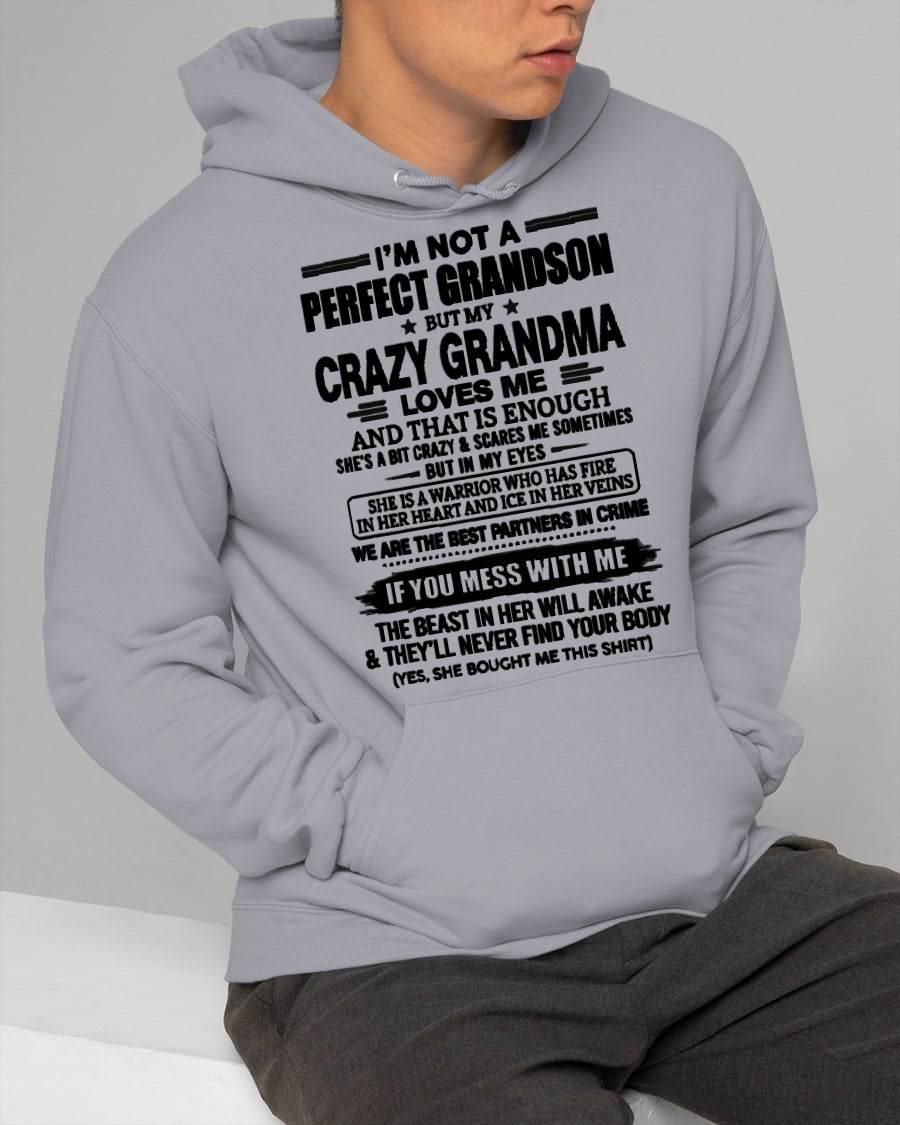 JANUARY SHIRT, I’M NOT A PERFECT GRANDSON-FROM GRANDMA TO GRANDSON-VIRGO00 (SKU2607-13-00)