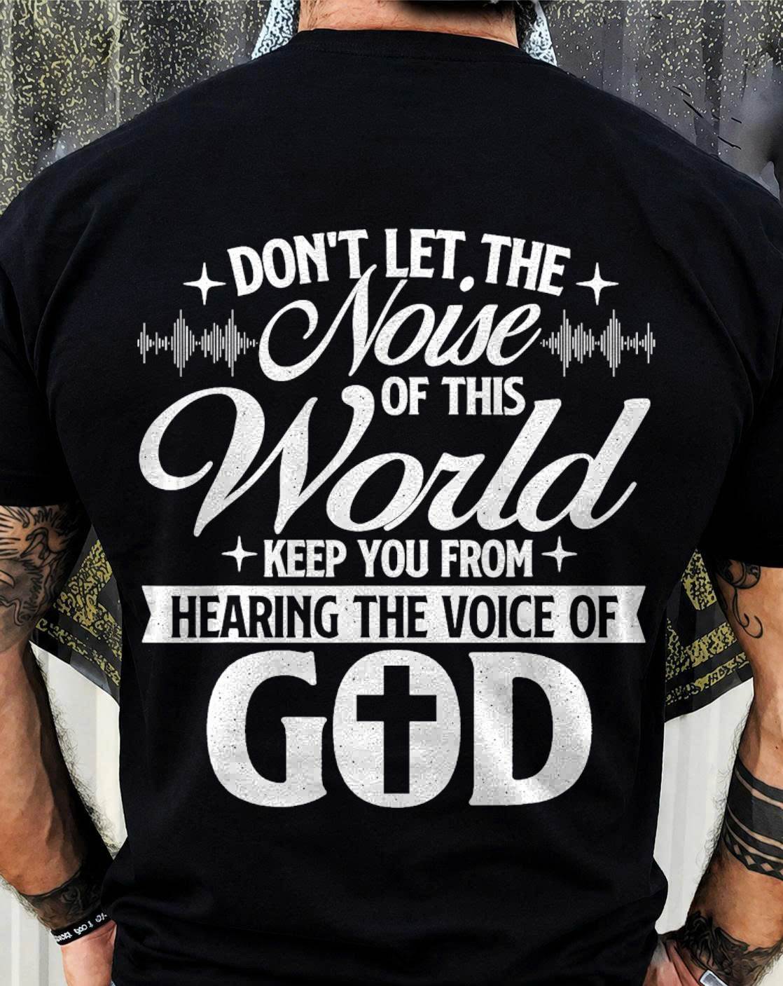 The Voice Of God - Christian Faithg Religion Jesus Christ T-Shirt - For Men - Virgo00 (SKU2807-NI-12)