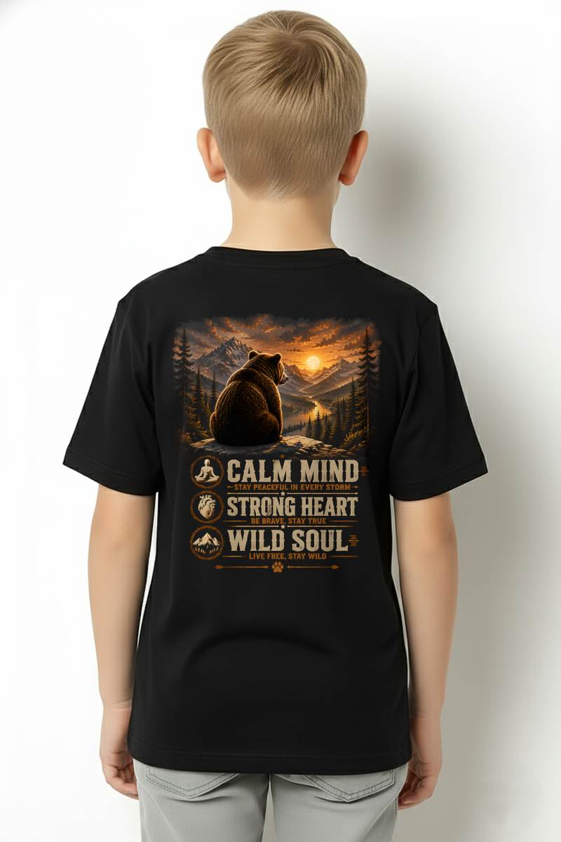 PET SHIRT Calm,Strong,Wild - For Men - Virgo00 (SKU2608-374)