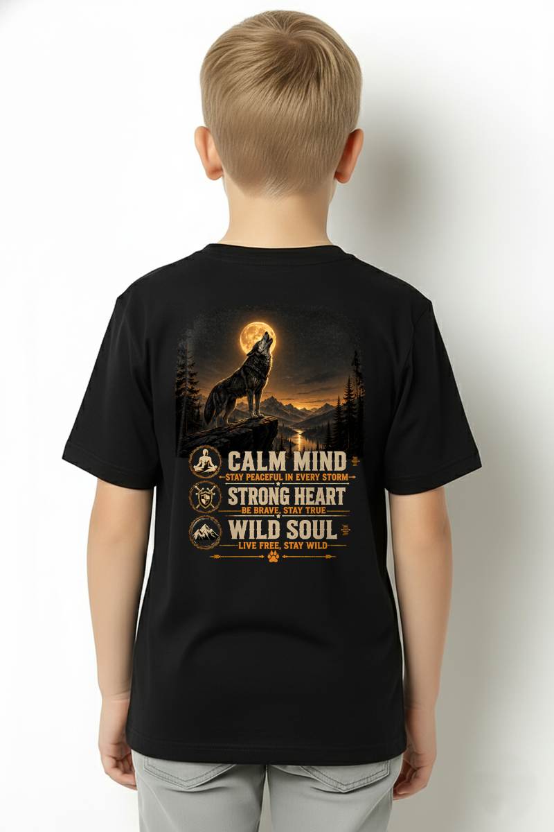 PET SHIRT Calm, Strong, Wild - For Men - Virgo00 (SKU2608-405)