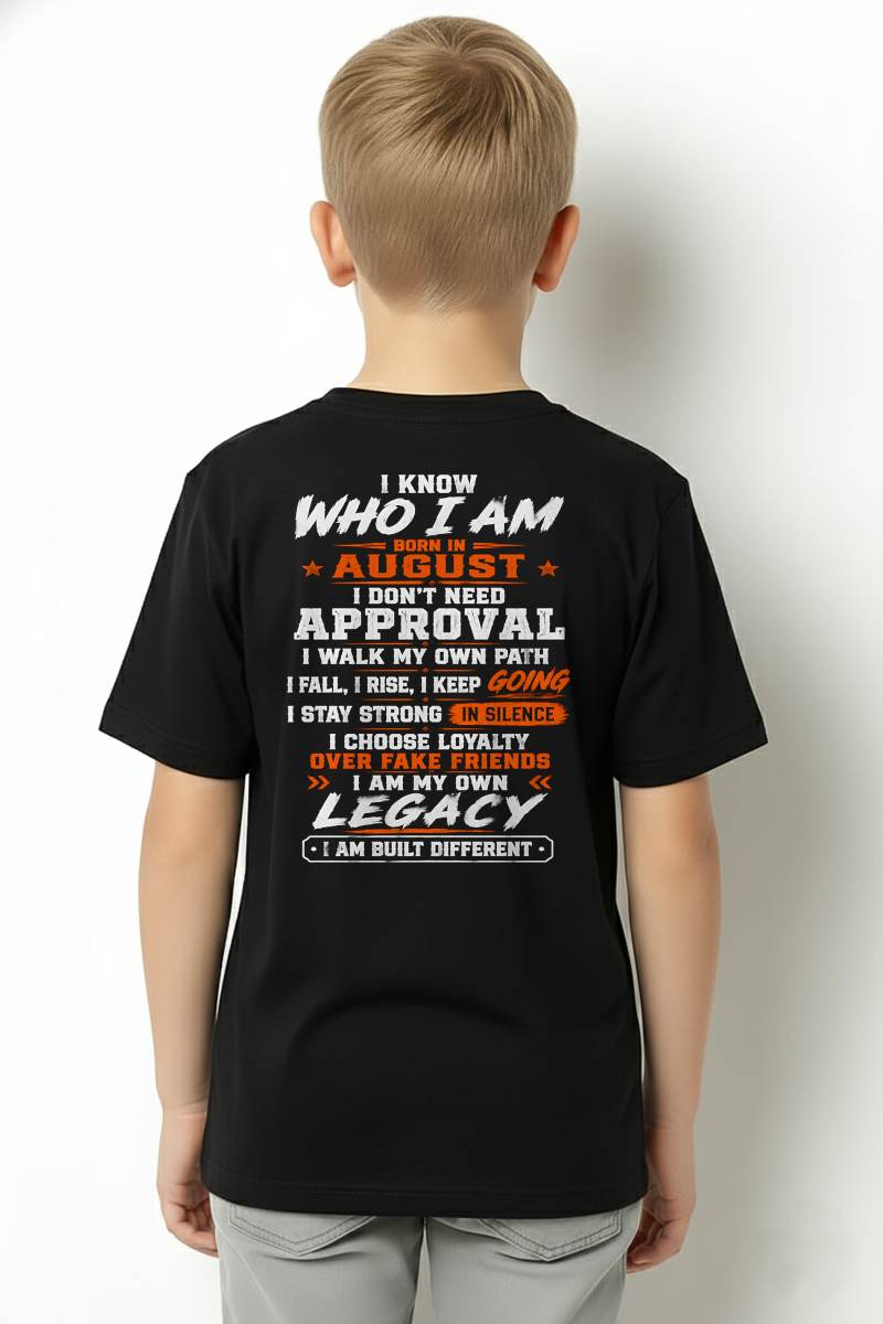 AUGUST SHIRT Who I Am - For Men - Virgo08 (SKU2608-648-08)