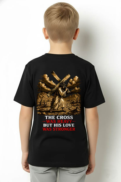 Christian T-Shirt His love was stronger - For Men - Virgo00 (SKU2608-42)