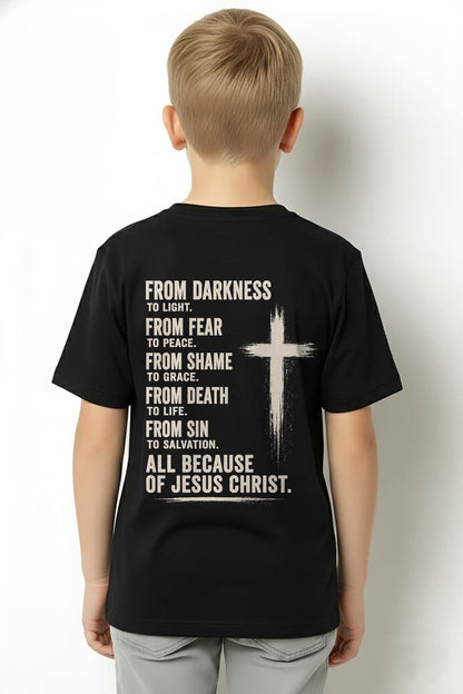 Christian T-Shirt From Darkness... - For Men - Virgo00 (SKU2607-334)