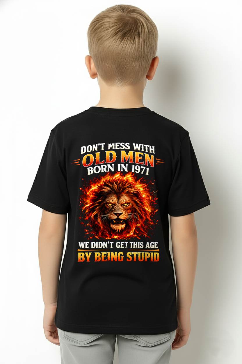 1971 SHIRT, DON'T MESS WITH OLD MEN - Virgo00 (SKU2609-241-1971)