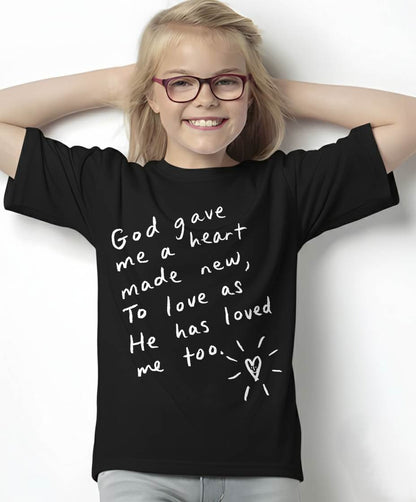 God gave me a heart T-Shirt- For Women - Virgo00 (SKU2607-317)