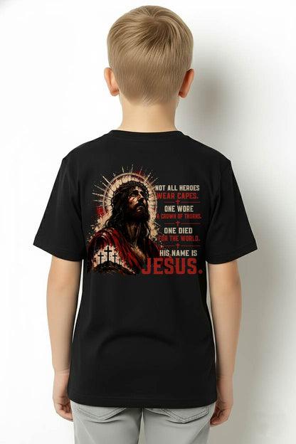 Christian T-Shirt His name is Jesus - For Men - Virgo00 (SKU2608-16)