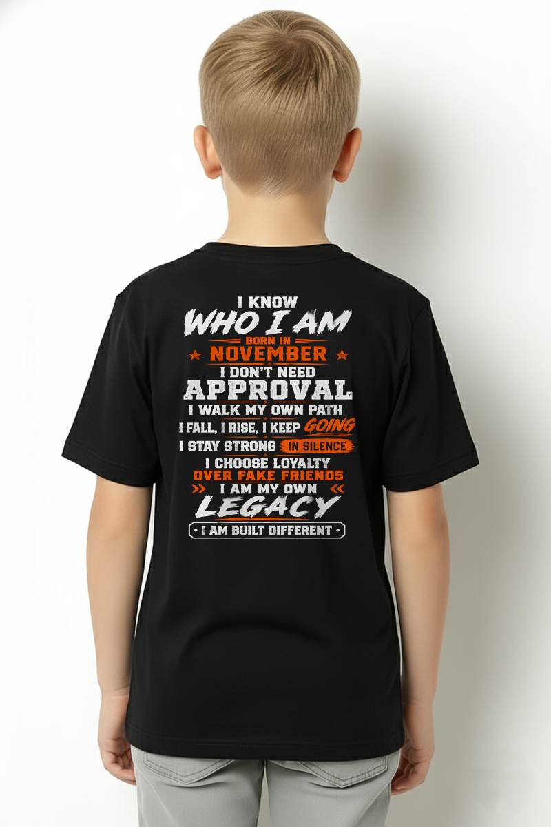 NOVEMBER SHIRT Who I Am - For Men - Virgo11 (SKU2608-648-11)