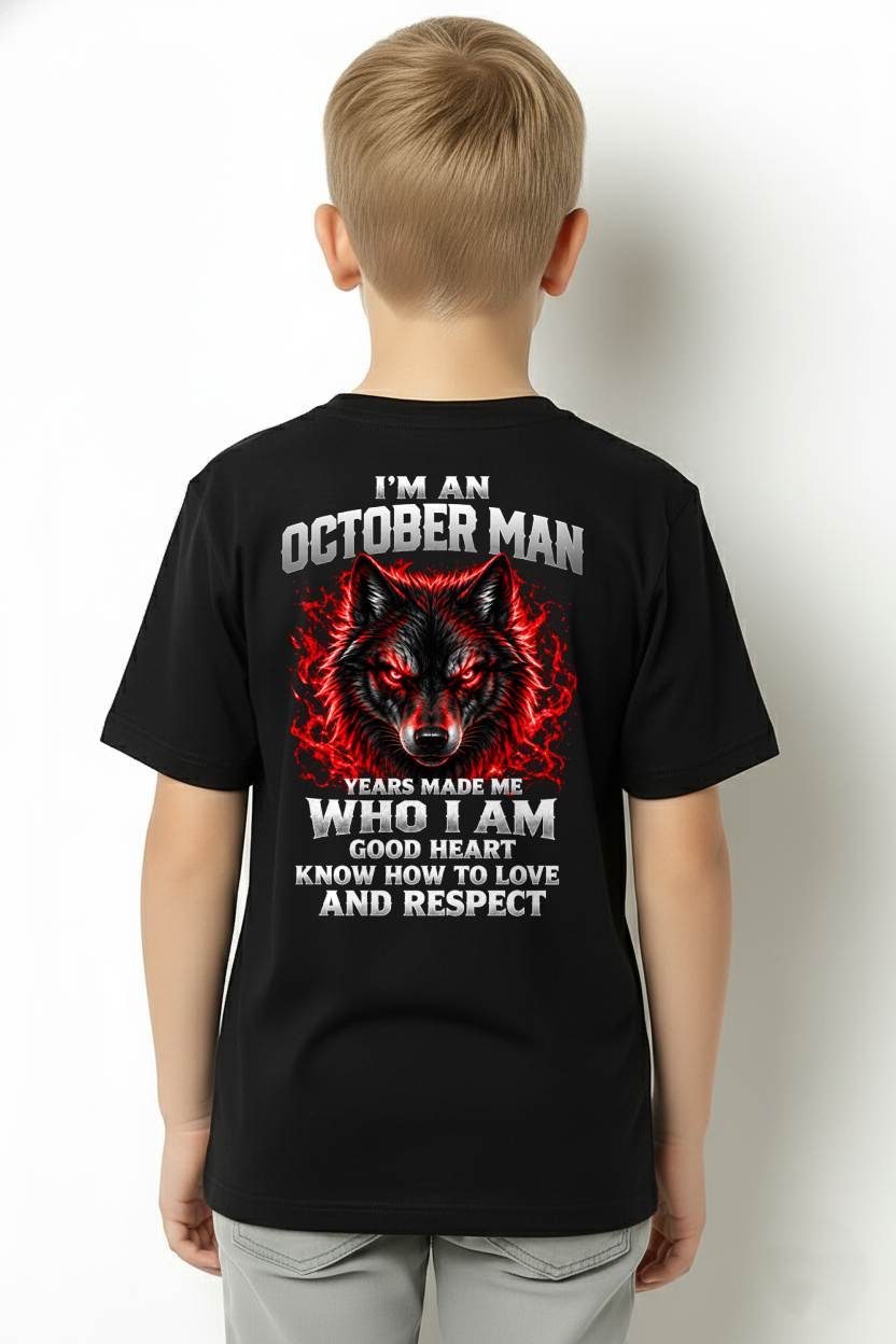 OCTOBER SHIRT I Know How To Love And Respect - For Men - Virgo10 (SKU2610-186-10)