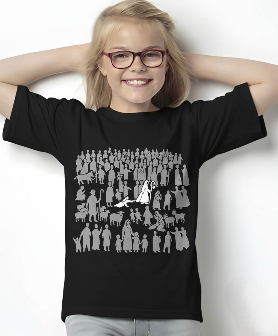 Woman Who Touched Jesus Christian Faith Bible Verse God T-Shirt- For Women - Virgo00 (SKU2807-NI-06)