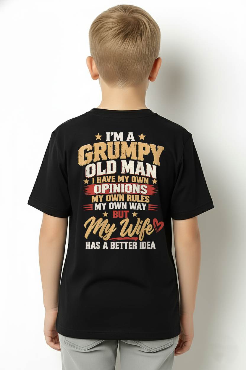 SHIRT I'm A Grumpy Old Man - For Men - Virgo00 (SKU2609-237)