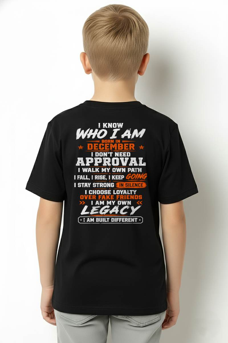 DECEMBER SHIRT Who I Am - For Men - Virgo12 (SKU2608-648-12)