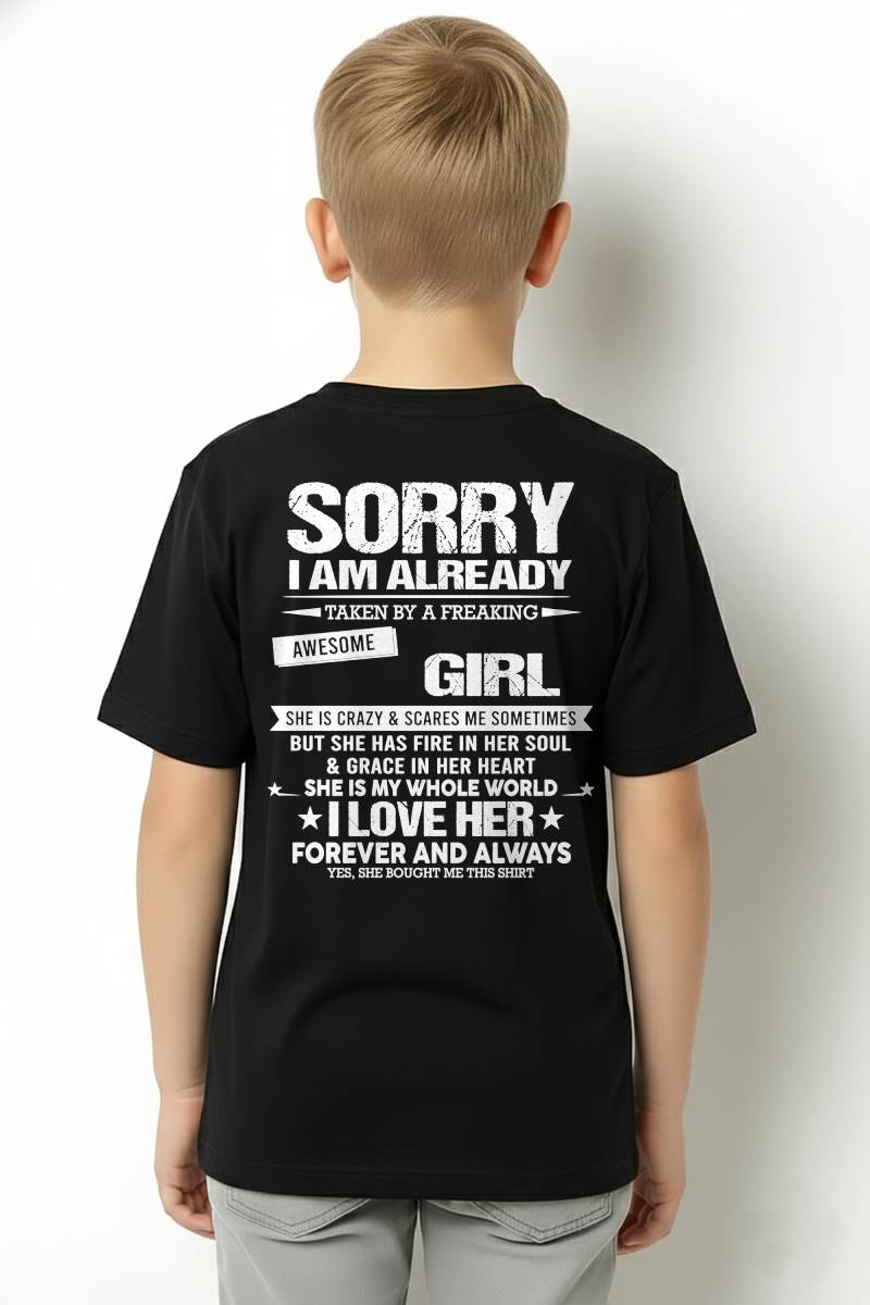 SORRY I AM ALREADY TAKEN BY A FREAKING AWESOME GIRL - FROM WIFE - virgo00 (SKU12-298-00)