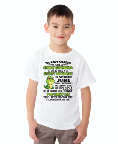 JUNE - YOU CAN'T SCARE ME - FOR GRANDSON - GIFT FROM GRANDMA - virgo06 (SKU09-85-06)