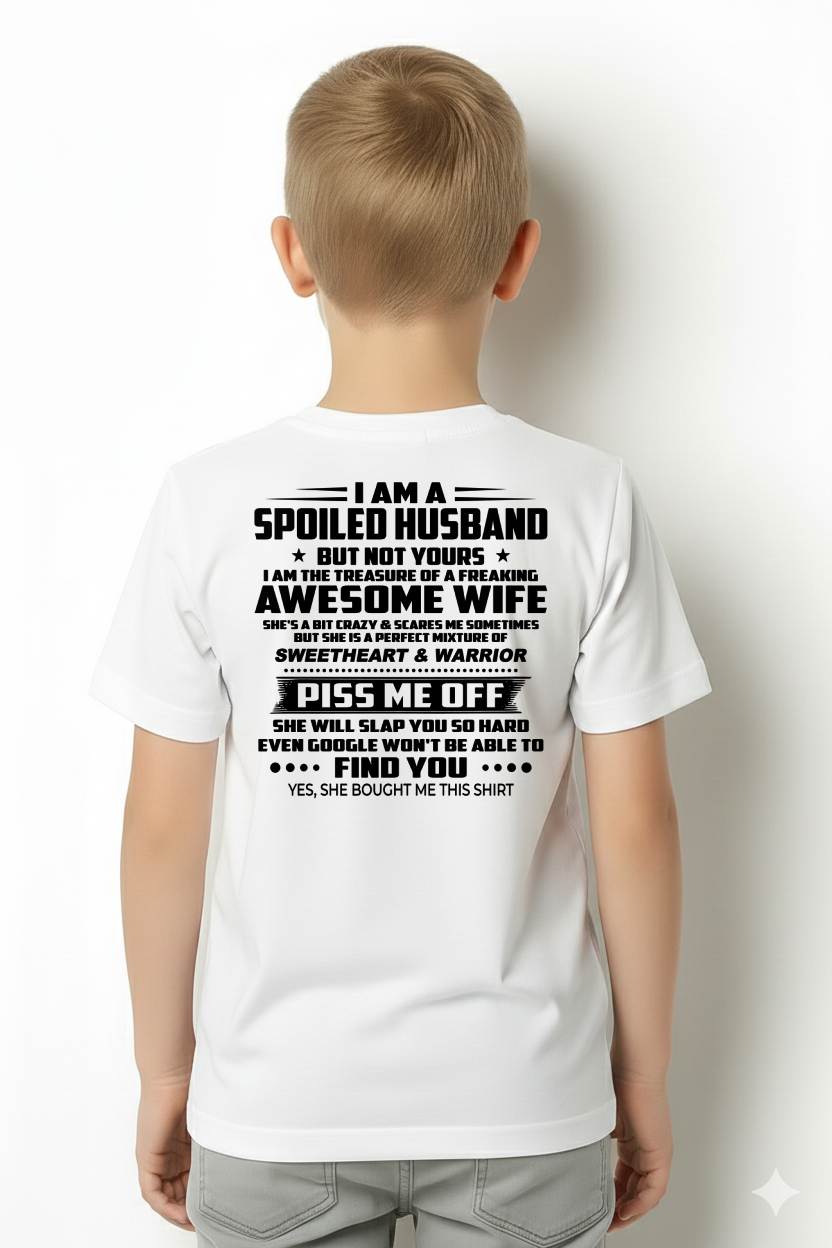 I AM THE TREASURE OF A FREAKING AWESOME WIFE - FROM WIFE - virgo00 (SKU2604-308-00)