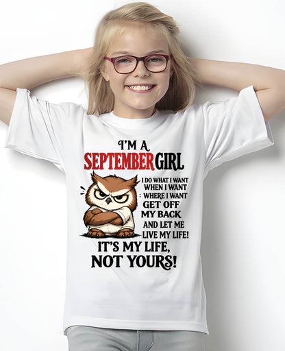 SEPTEMBER SHIRT It's My Life, Not Yours - For Women - Virgo09 (SKU2609-328-09)