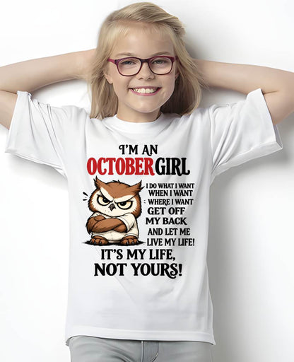 OCTOBER SHIRT It's My Life, Not Yours - For Women - Virgo10 (SKU2609-328-10)