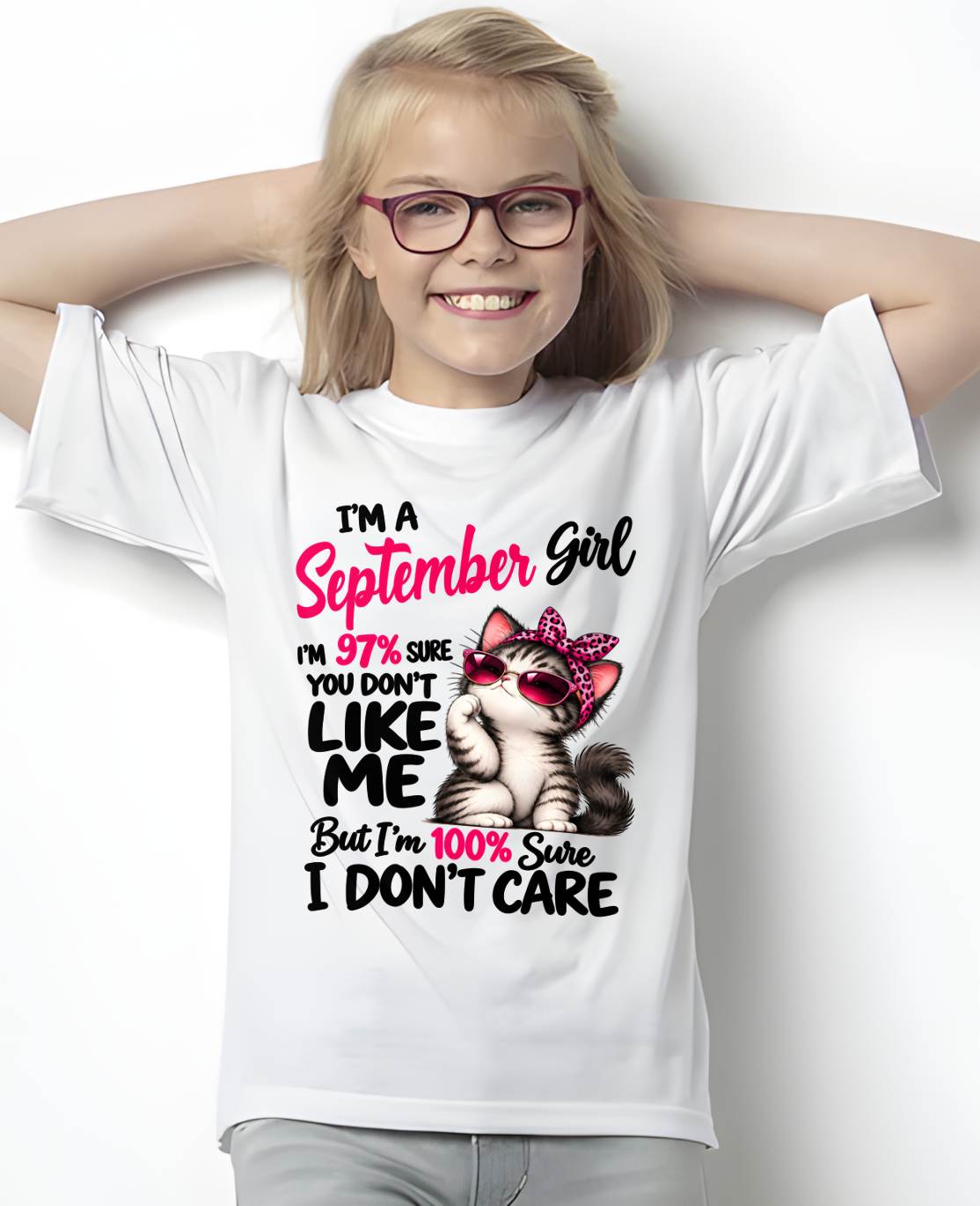 SEPTEMBER SHIRT You Don't Like Me, I Don't Care - For Women -Virgo09 (SKU2610-192-09)
