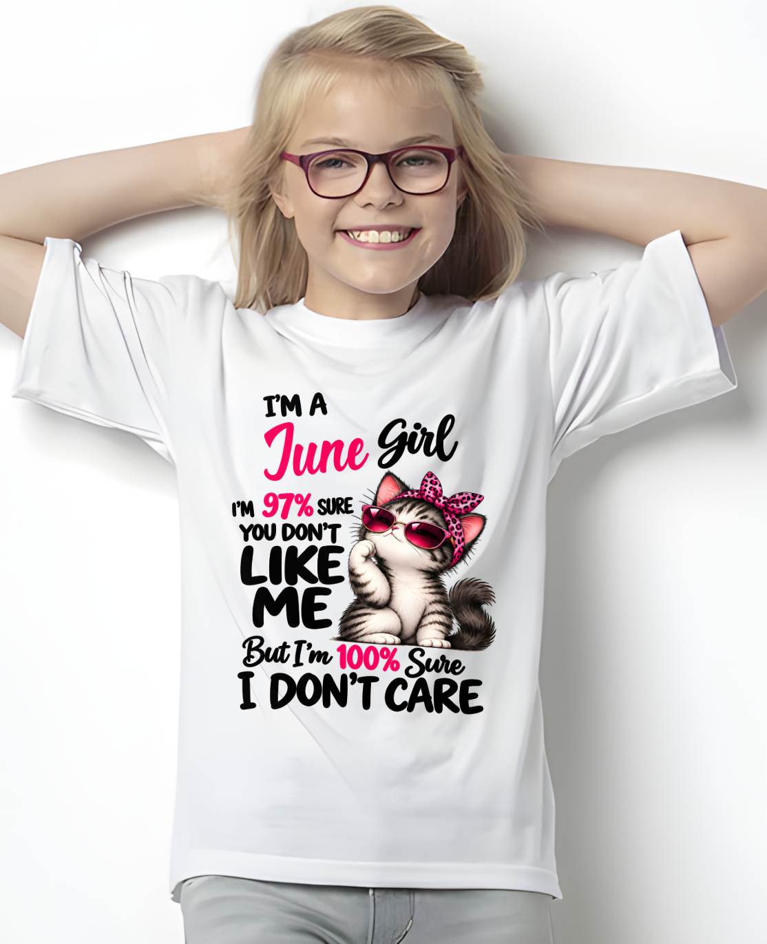 JUNE SHIRT You Don't Like Me, I Don't Care - For Women -Virgo06 (SKU2610-192-06)