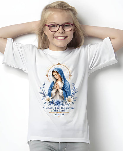 Christian T-Shirt Virgin Mary - For Women - Virgo00 (SKU2608-50)