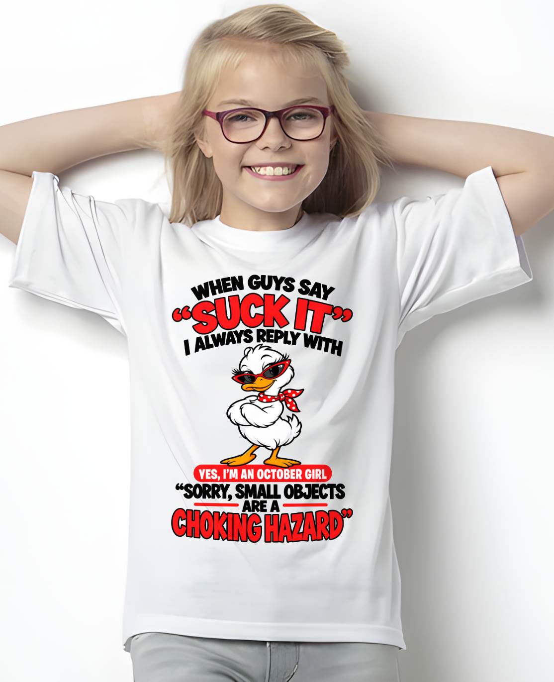 OCTOBER SHIRT When Guys Say "Suck It" - For Women - Virgo10 (SKU2610-33-10)