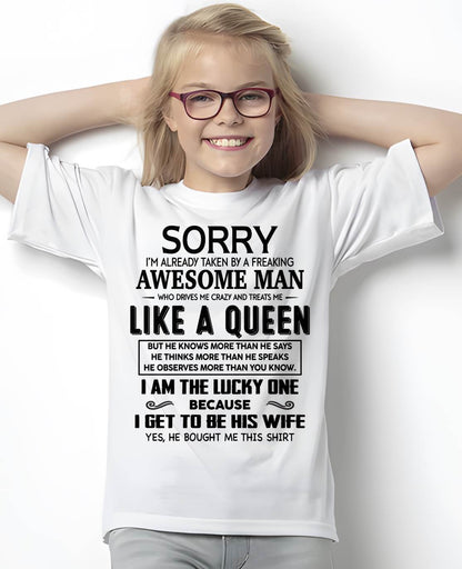 AN AWESOME MAN WHO DRIVES ME CRAZY AND TREATS ME LIKE A QUEEN - FROM HUSBAND - virgo00 (SKU26T-01286-00)