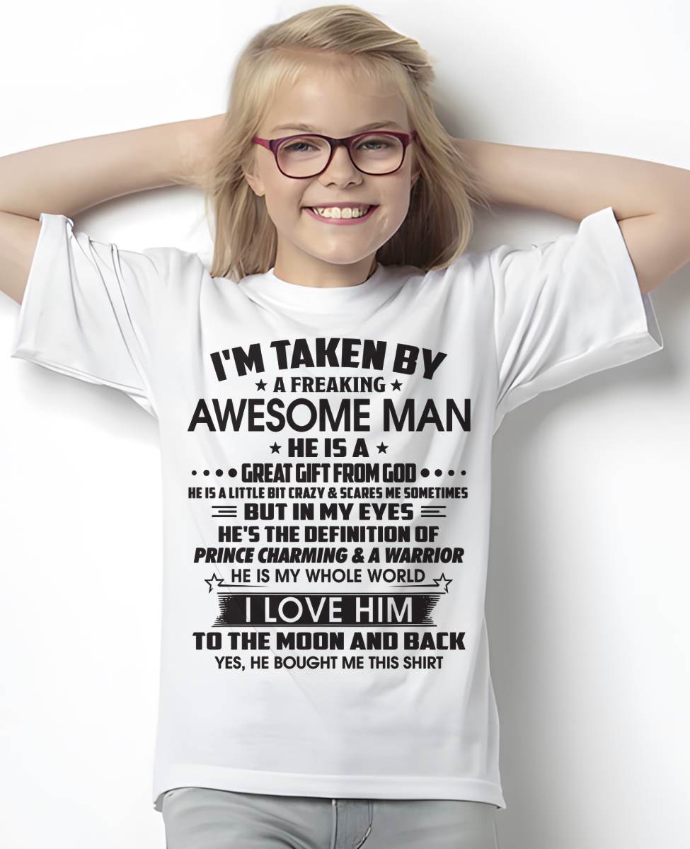 I'M TAKEN BY A FREAKING AWESOME MAN HE IS A GREAT GIFT FROM GOD - FROM HUSBAND - virgo00 (SKU26T-01234-00)