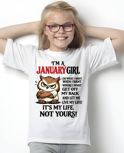 JANUARY SHIRT It's My Life, Not Yours - For Women - Virgo01 (SKU2609-328-01)