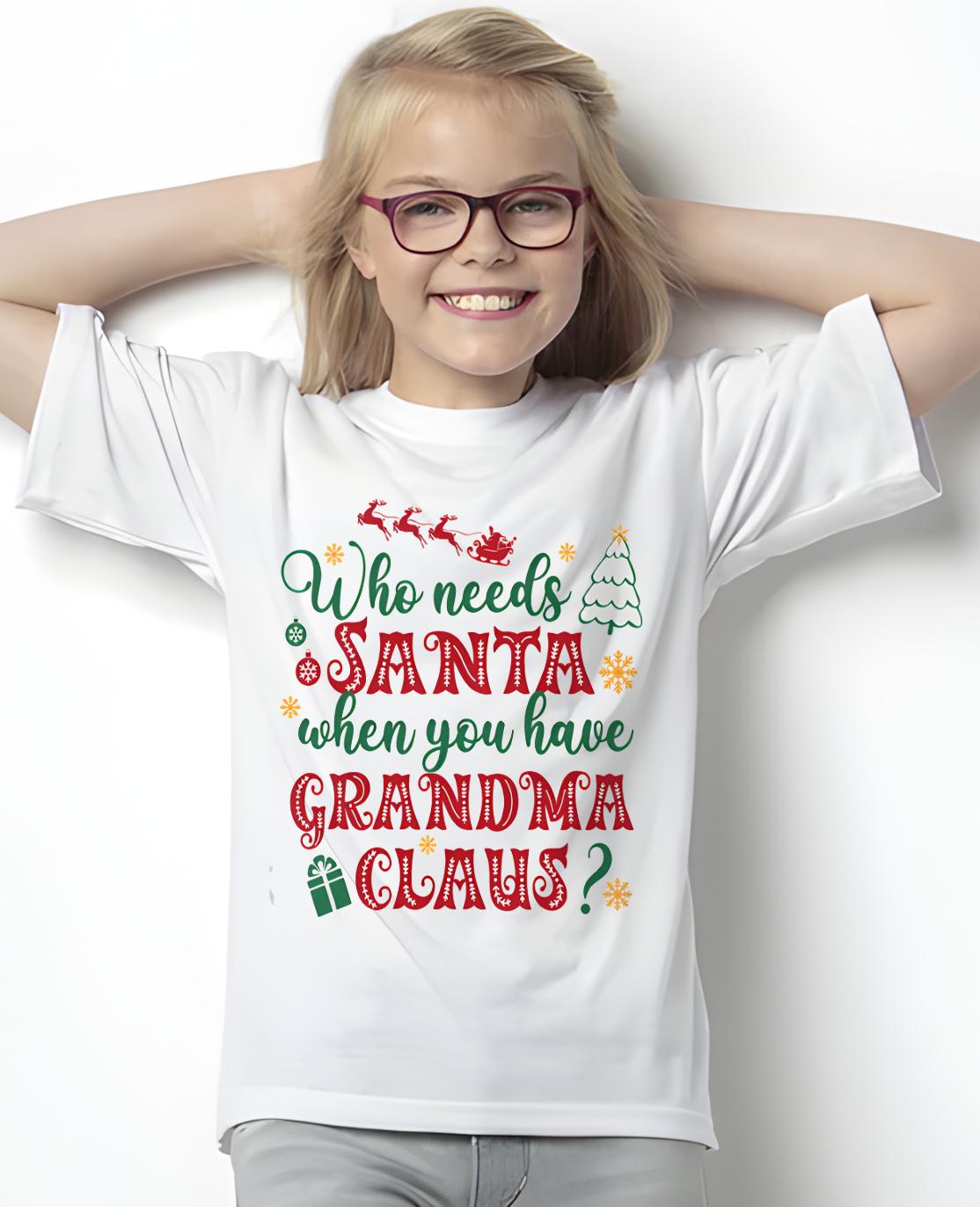 CHRISTMAX T-SHRIT FOR GRANDMA - GIFT FROM GRANDMA - virgo00