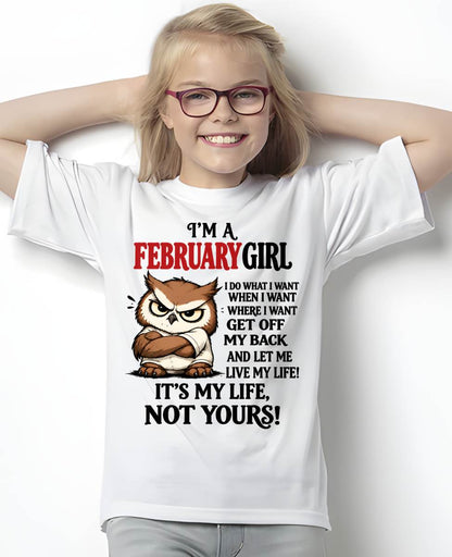 FEBRUARY SHIRT It's My Life, Not Yours - For Women - Virgo02 (SKU2609-328-02)