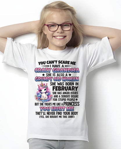 FEBRUARY - YOU CAN'T SCARE ME - GIFT FROM GRANDMA - virgo02 (SKU09-106-02)
