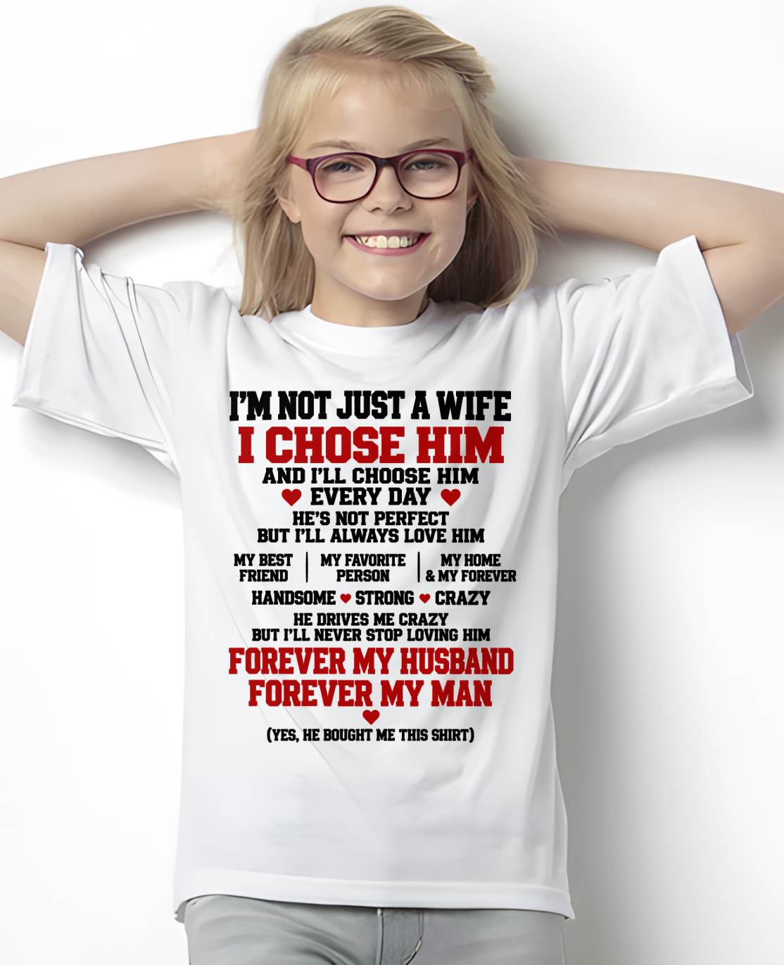 SHIRT I'M NOT JUST A WIFE - FROM HUSBAND - TO MY WIFE - Virgo00 (SKU2609-78)