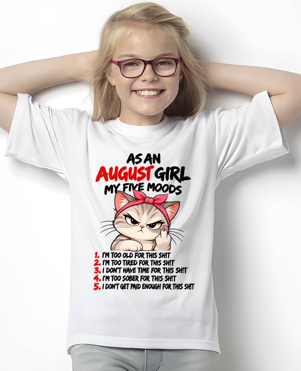 AUGUST SHIRT August Girl, My 5 Moods - For Women - Virgo08 (SKU2610-164-08)