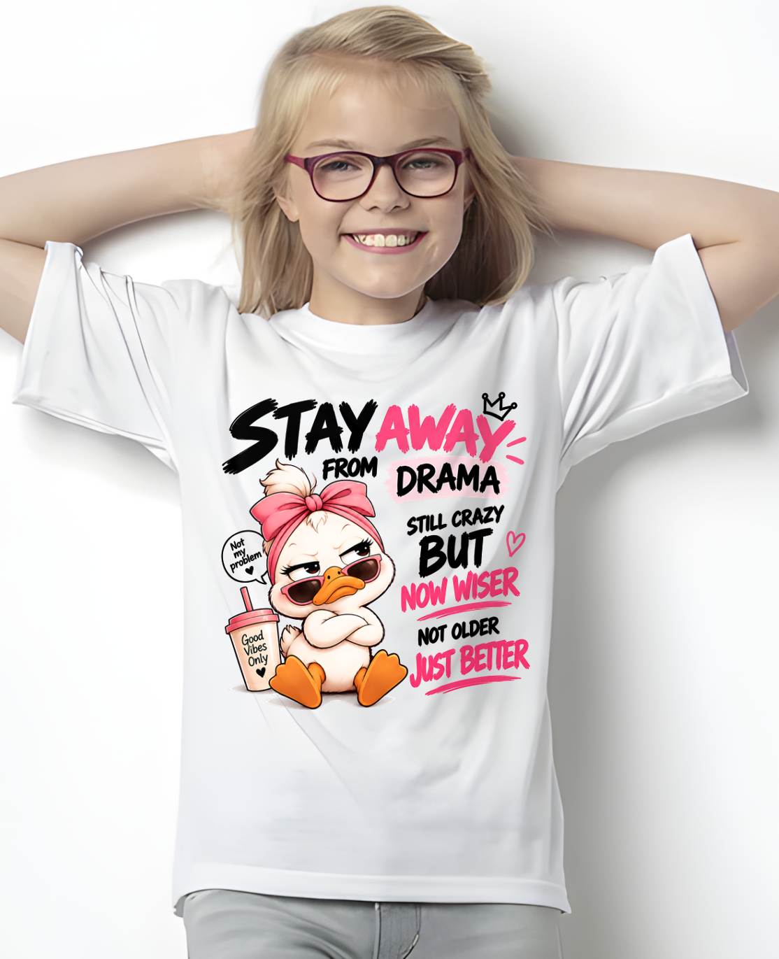 SHIRT Stay Away From Drama - For Women - Virgo00 (SKU2609-205)