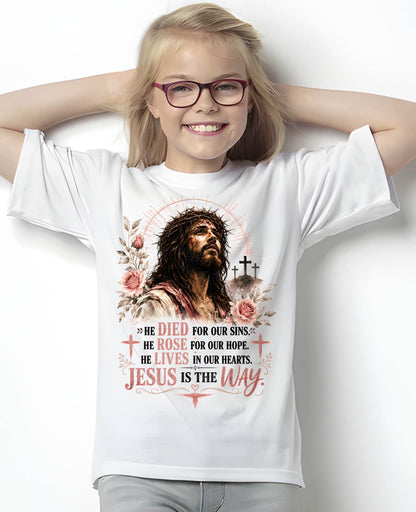 Christian T-Shirt Jesus is the way - For Women - Virgo00 (SKU2608-10)