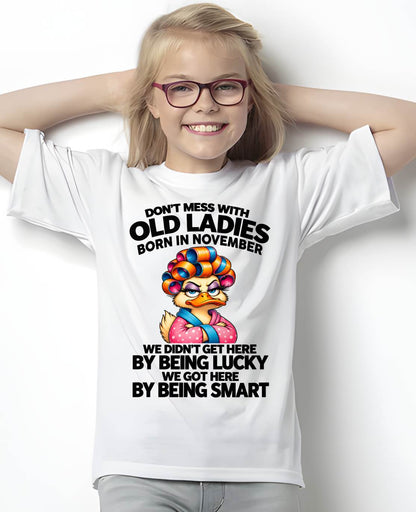 NOVEMBER SHIRT Don't Mess With Old Ladies - For Women - Virgo11 (SKU2609-304-11)