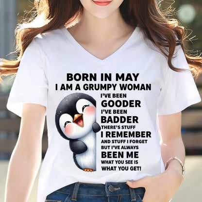 BORN IN MAY I AM A GRUMPY WOMAN Virgo05 FMA (SKU09-95-05)