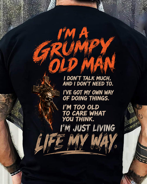 SHIRT I'm A Grumpy Old Man - For Men - Virgo00 (SKU2609-140)