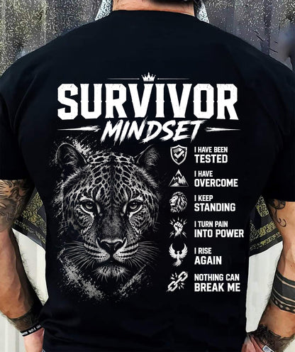 PET SHIRT Survivor Mindset - For Men - Virgo00 (SKU2608-647)
