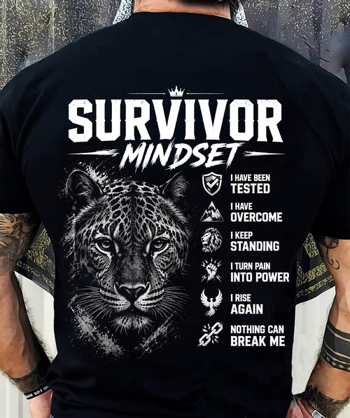 PET SHIRT Survivor Mindset - For Men - Virgo00 (SKU2608-647)