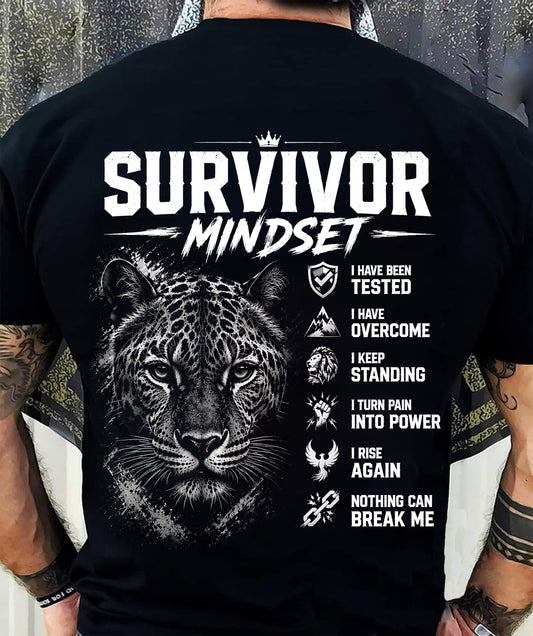 PET SHIRT Survivor Mindset - For Men - Virgo00 (SKU2608-647)