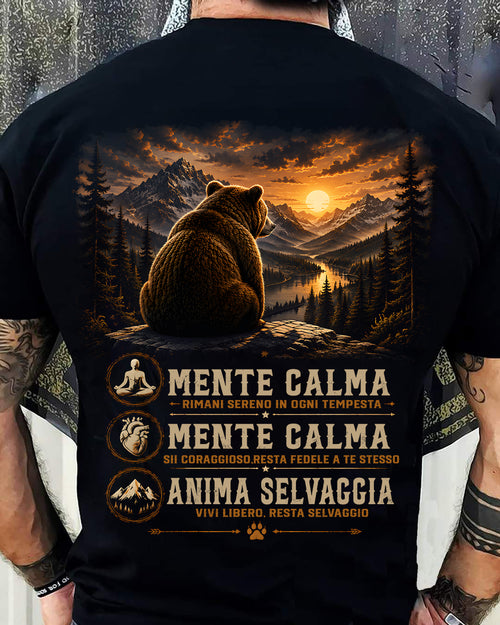 PET SHIRT Calm, Strong, Wild - For Men - Virgo00 (SKU2608-464)